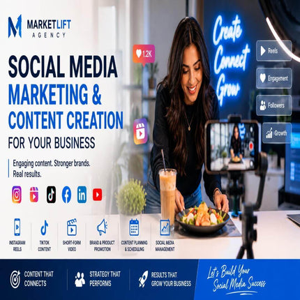 MarketLift Agency social media marketing and content creation services
