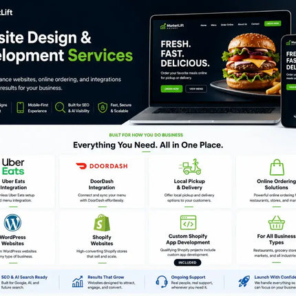 MarketLift Agency website design and development services