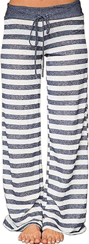 X-Image Women'S Comfy Pajamas Drawstring Stretch Floral Print Long Wide Leg Lounge Pants