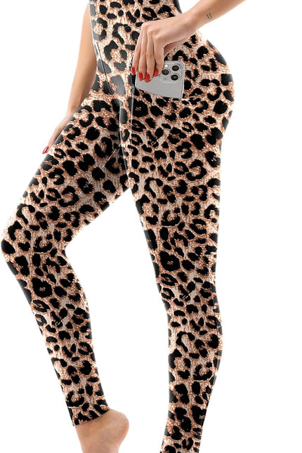 SINOPHANT High Waisted Leggings with Pockets Women, Full Length Capri Buttery Soft Stretchy Yoga Pants