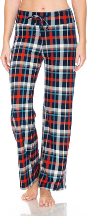 Leggings Depot Women'S Drawstring Pajama Pants Wide Leg Casual Comfy Sleepwear for Lounge and Yoga