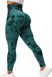 VOYJOY Seamless Leggings for Women High Waist Yoga Pants Scrunch Butt Lifting Elastic Tights