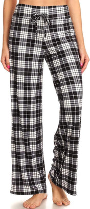 Leggings Depot Women'S Drawstring Pajama Pants Wide Leg Casual Comfy Sleepwear for Lounge and Yoga