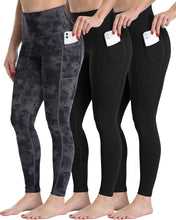 CHRLEISURE Fleece Lined Leggings Women with Pockets - Winter Warm Thermal Thick Tights High Waisted Yoga Pants