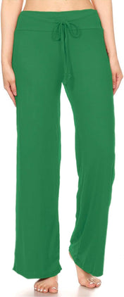 Leggings Depot Women'S Drawstring Pajama Pants Wide Leg Casual Comfy Sleepwear for Lounge and Yoga