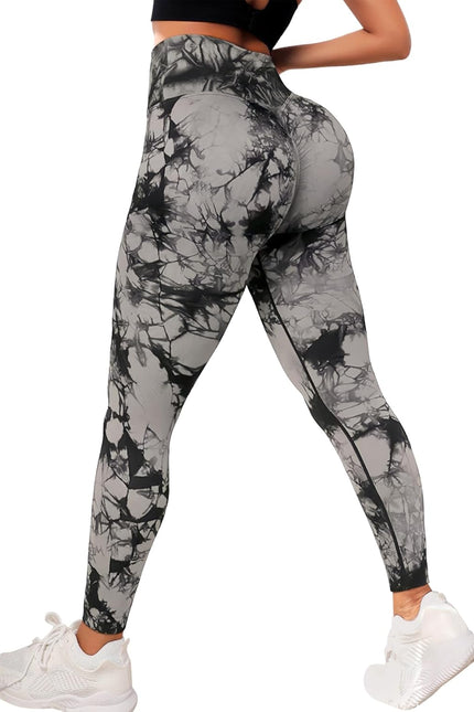 JGS1996 Hidden Scrunch Butt Lifting Leggings for Women Tummy Control High Waisted Workout Gym Seamless Impact Yoga Pants