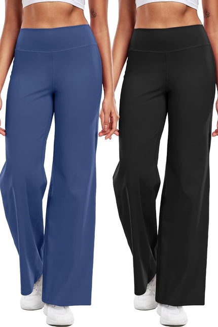 CADMUS women’s wide-leg yoga pants – high waist stretch lounge trousers by Zafora.