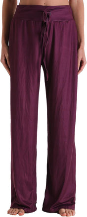 X-Image Women'S Comfy Pajamas Drawstring Stretch Floral Print Long Wide Leg Lounge Pants