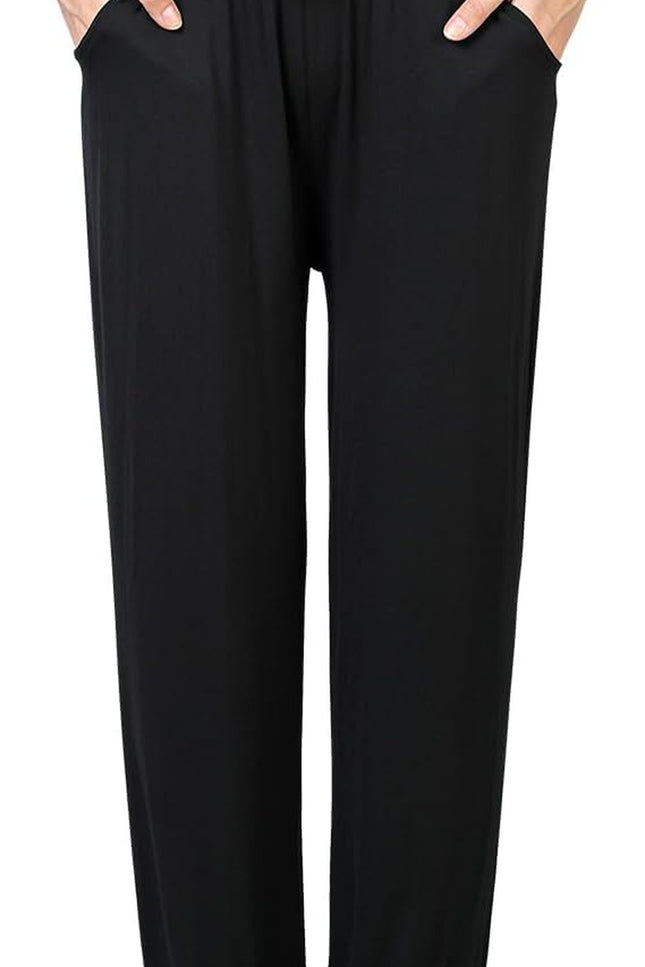 Air Curvey Casual Womens Pants Soft Lounge Pants Sleep Pajama Bottoms with Pocket