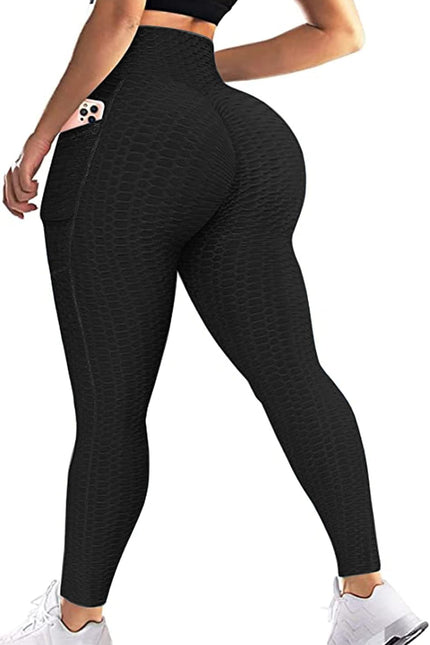 JGS1996 Butt Lifting Leggings for Women Tummy Control Workout Yoga Pants High Waisted Scrunch Booty Gym Tights