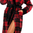 Red Black Plaid Contrast / 2X