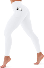 CHARMKING High Waisted Leggings for Women Soft Tummy Control Pants Non See through Workout Yoga Pants for Running plus Size