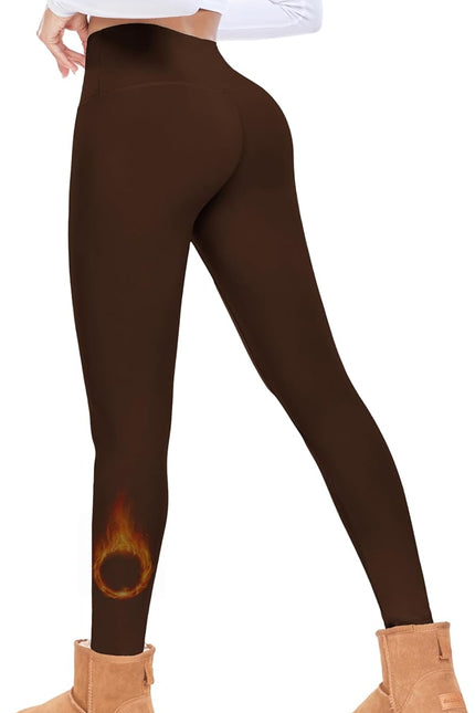 FULLSOFT Fleece Lined Leggings Women Tummy Control High Waisted Workout Winter Warm Soft Yoga Pants