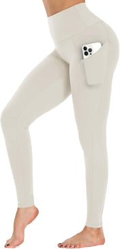 GAYHAY High Waist Yoga Pants with Pockets, Leggings for Women Tummy Control Compression Workout Leggings for Women