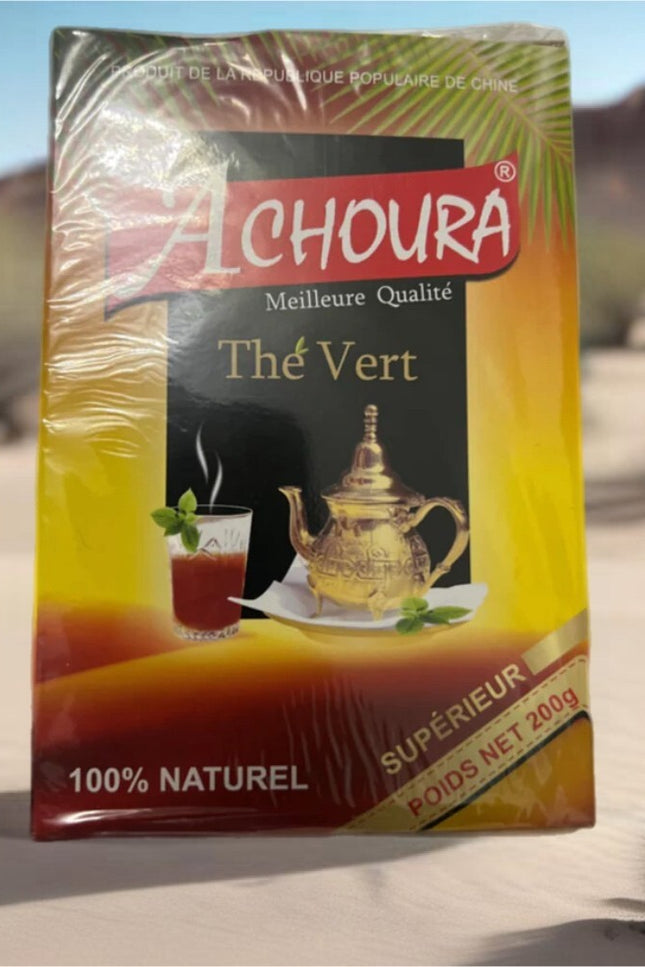 Achoura The Vert Green Tea - 200g | Premium, Loose Leaf Green Tea
