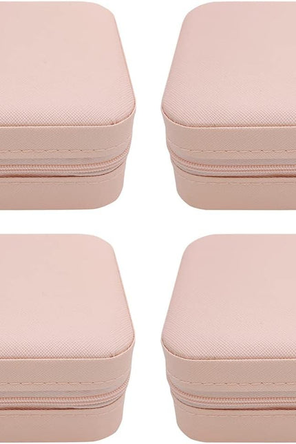 Plush Velvet Travel Jewelry Case Organizer, Small Travel Jewelry Box,Portable Je