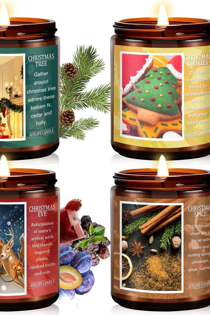 Scented Candle for Home | Sage Citrus Candle | Aromatherapy Candles - Soy Candle