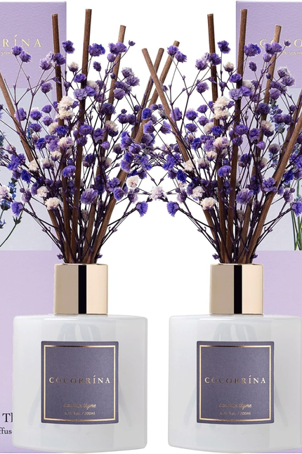 Clean Linen Scented Reed Diffuser Oil with 8 Sticks Fragrance for Bedroom, Bathr