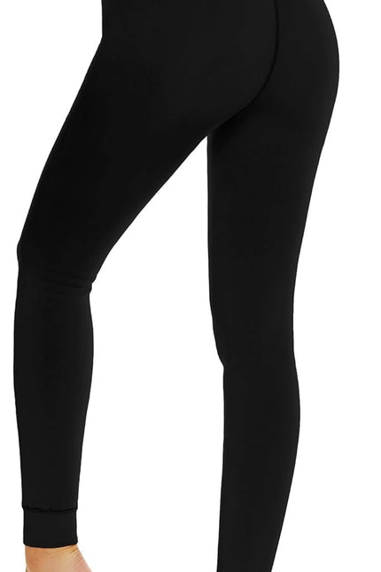 AHLW Winter Warm Fleece Lined Leggings for Women - High Waisted Thick Thermal Le