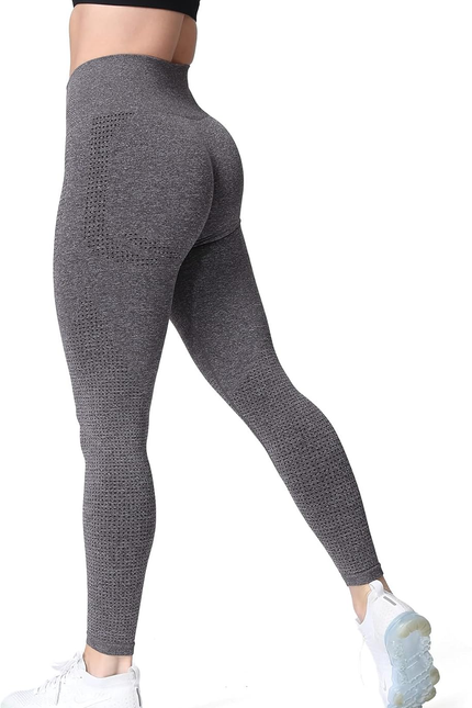 Aoxjox Women'S High Waist Workout Gym Vital Seamless Leggings Yoga Pants