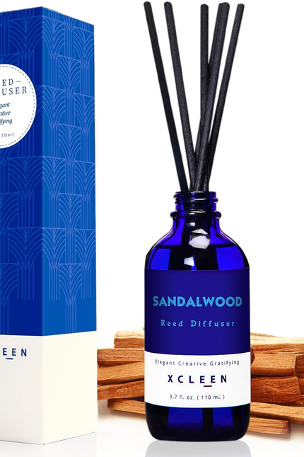Reed Diffusers Set, 3.7 Oz Scent Diffuser, 6 Reed Diffuser Sticks, Home Fragranc