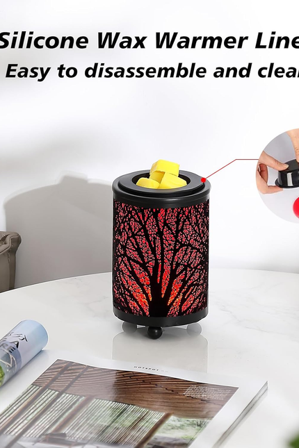 Electric Wax Melt Warmer PTC Heating Plate with 7 Colors LED Changing Light Wax 