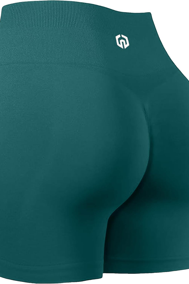 NELEUS Workout Shorts/Legging for Women Scrunch Seamless Soft High Waist Gym Sho