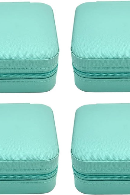 Plush Velvet Travel Jewelry Case Organizer, Small Travel Jewelry Box,Portable Je