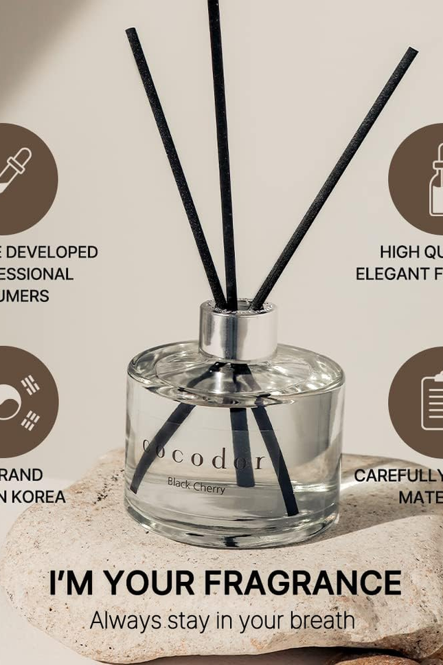 COCODOR Signature Reed Diffuser Set/Pure Cotton / 6.7Oz /1 Pack/Home Fragrance D