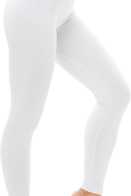 DINNAPE Fleece Lined Leggings Women - Soft Warm Thick High Waisted Tummy Control