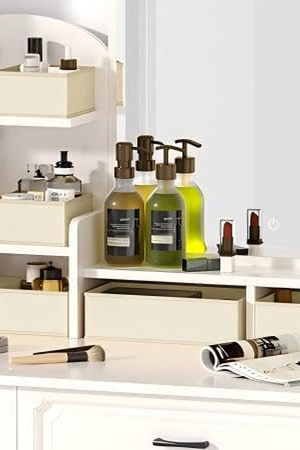 Drawer Organizers Clothes, Set of 4 Dresser Organizer Bins, Fabric Closet Organi