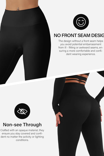 CHARMKING High Waisted Leggings for Women Soft Tummy Control Yoga Pants Workout