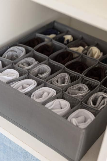 Collapsible Fabric Drawer Organizer Divider,Closet Storage Box Bins Containers f