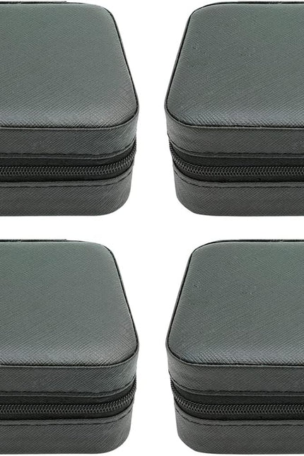 Plush Velvet Travel Jewelry Case Organizer, Small Travel Jewelry Box,Portable Je