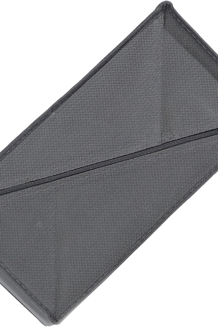 Socks Drawer Organizer Set of 3 Pack Gray, Underwear Dividers, Closet Cabinet Dr