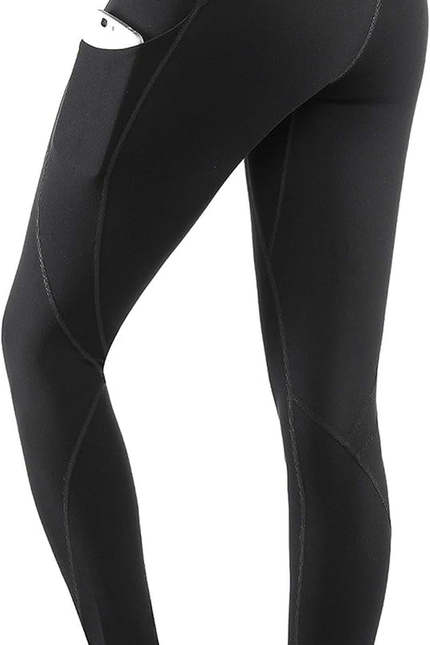 Lingswallow High Waist Yoga Pants - Yoga Pants with Pockets Tummy Control, 4 Way