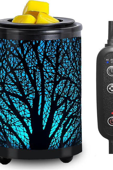 Electric Wax Melt Warmer PTC Heating Plate with 7 Colors LED Changing Light Wax 