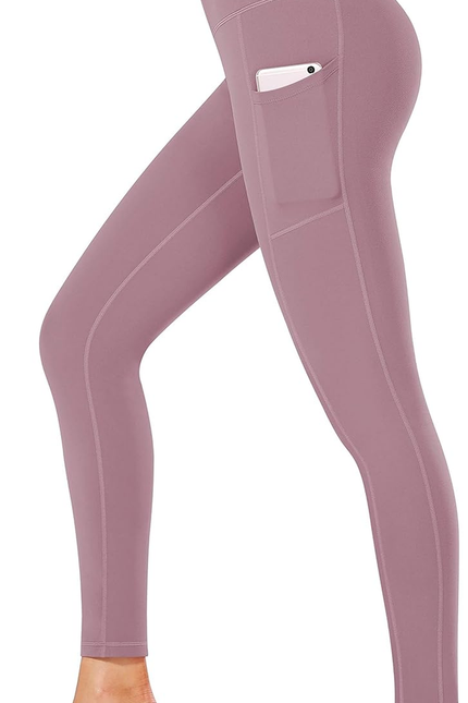 Fengbay High Waist Yoga Pants, Pocket Yoga Pants Tummy Control Workout Running 4