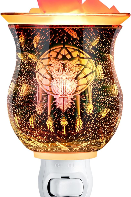 White Metal Plug in Wax Warmer Tree Pattern Wall Warmer for Scented Wax with Rem