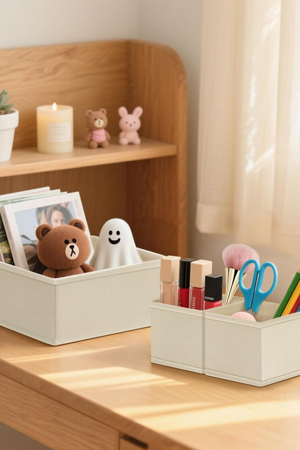Drawer Organizer Clothes 6 Pack, Dresser Closet Organizers for Baby Clothes Unde