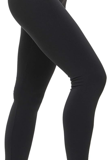 DINNAPE Fleece Lined Leggings Women - Soft Warm Thick High Waisted Tummy Control