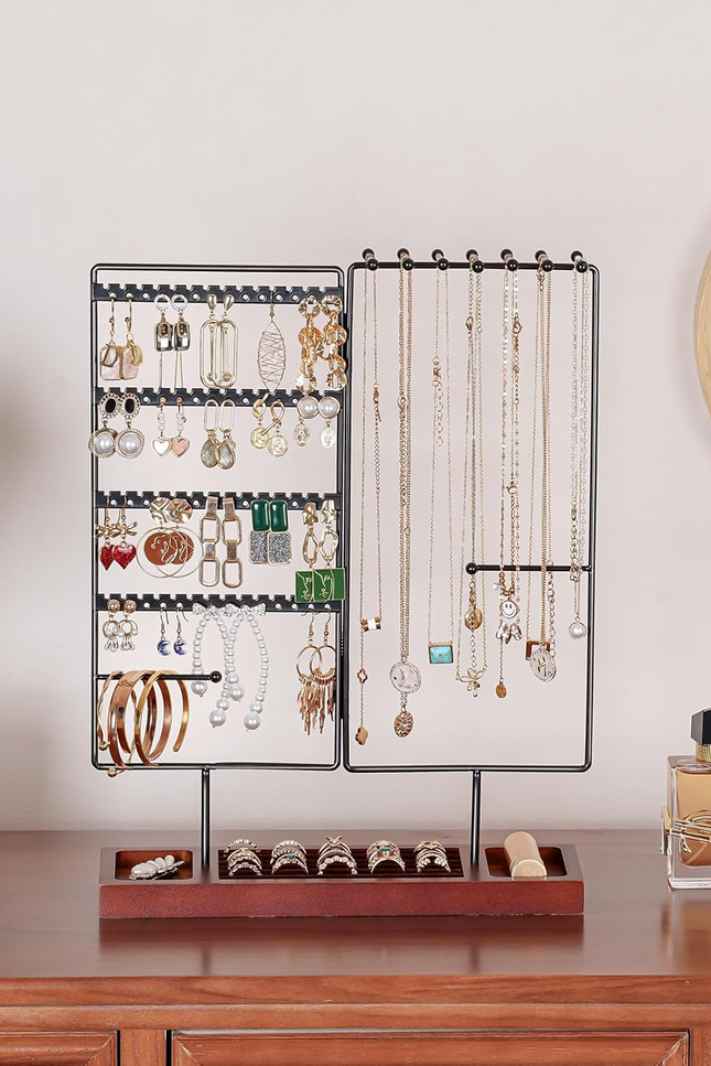 Jewelry Organizer Stand Earring Holder Organizer, 6 Tiers Earring Organizer Tree