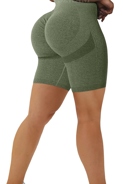 Scrunch Butt Lifting Seamless Shorts for Women High Waist Tummy Control Workout 