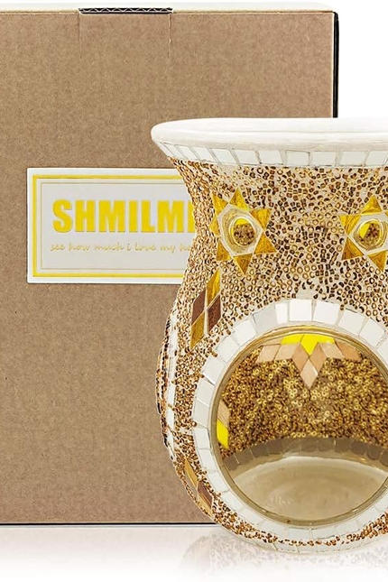 Essential Oil Burner, Incense Aromatherapy Oil Diffuser, Fragrance Warmer, Mosai