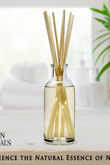 Crisp White Linen Reed Diffuser Gift Set | with Citrus, Ozone, Ylang-Ylang, Lili