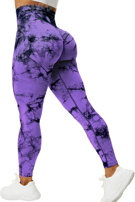 VOYJOY Seamless Leggings for Women High Waist Yoga Pants Scrunch Butt Lifting El