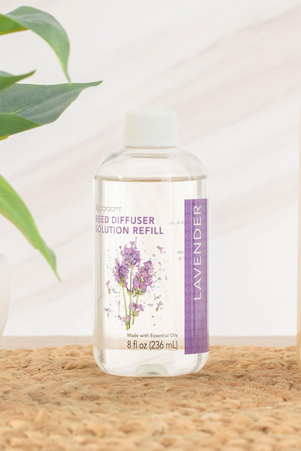 Reed Diffuser Oil Refill – Lavender Scent, 8Oz Bottle for Home Fragrance, Calmin