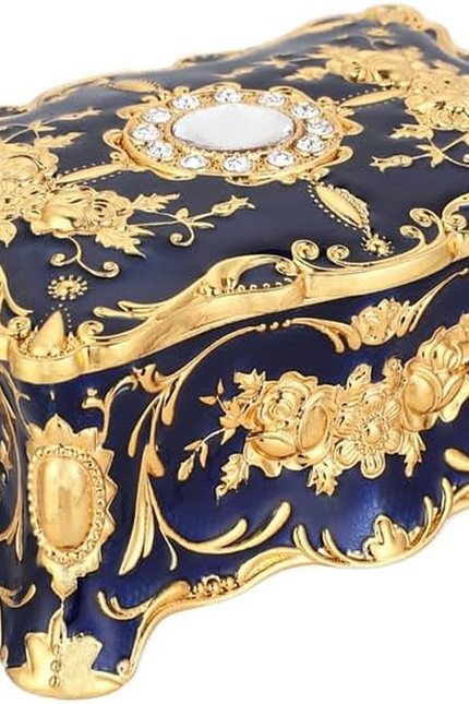 European Retro Jewelry Box Metal Jewelry Storage Box Creative Jewelry Box Jewelr