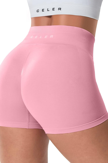 Womens Workout Shorts Seamless Scrunch Butt Gym Shorts High Waisted Yoga Athleti
