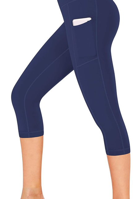 Fengbay High Waist Yoga Pants, Pocket Yoga Pants Tummy Control Workout Running 4